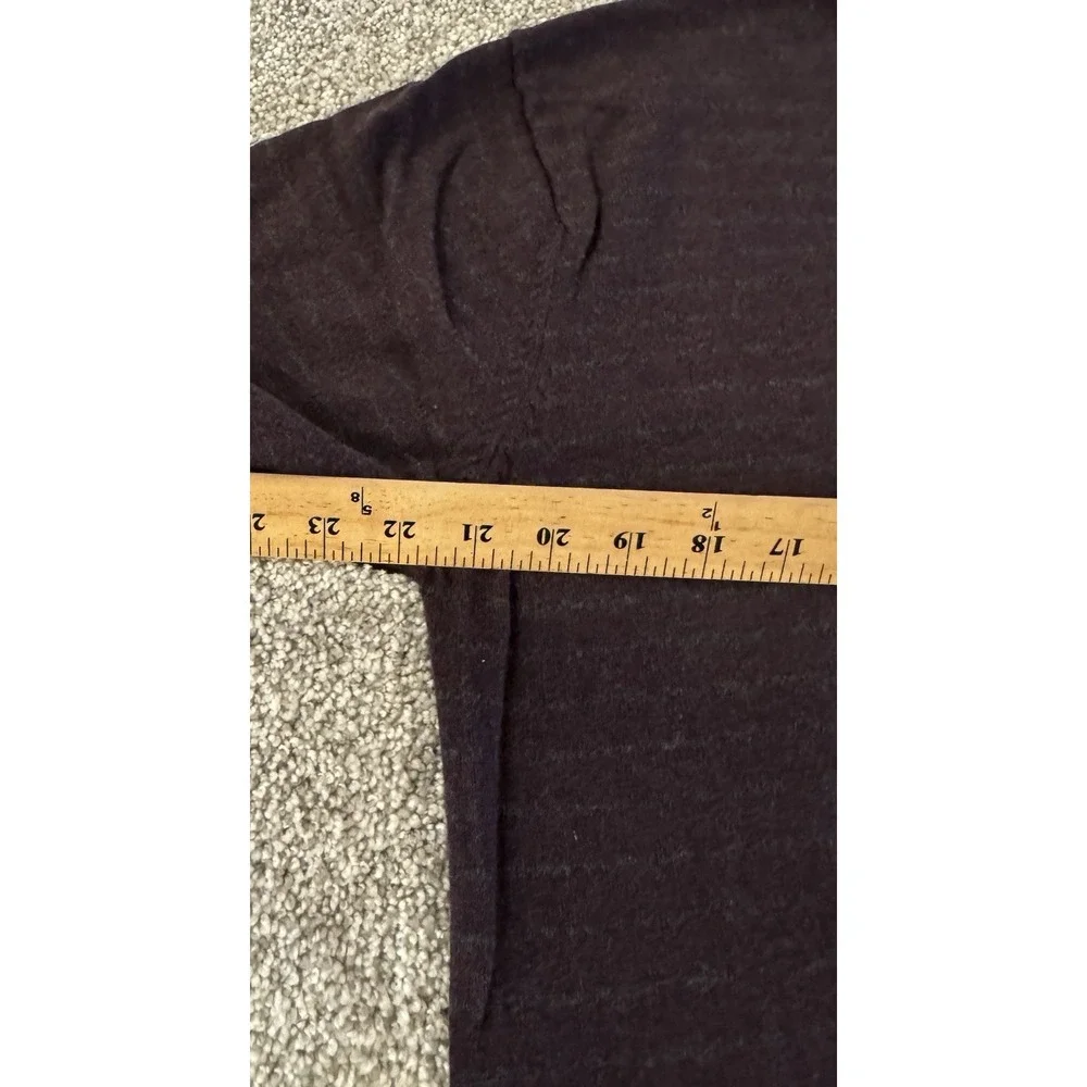 Pronto Uomo Sweater Mens Large Cotton Cashmere Purple V-Neck Pullover